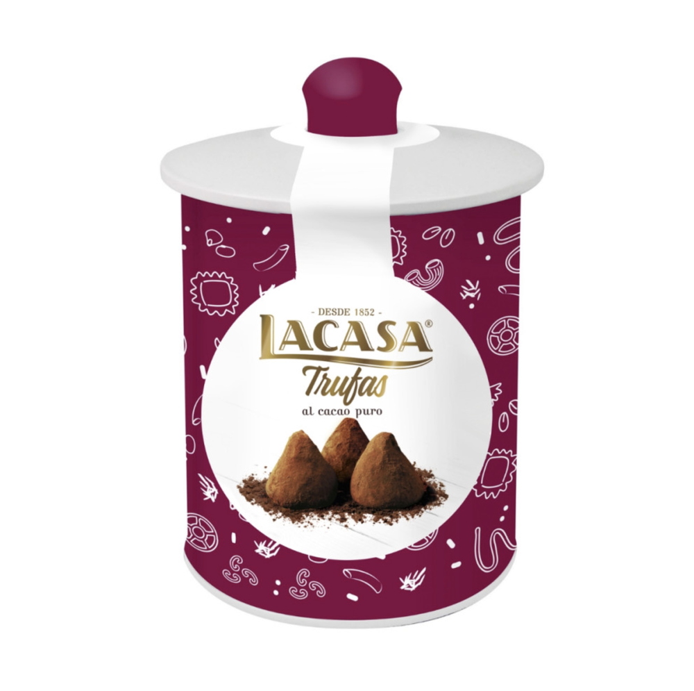 Lata Trufas Al Cacao Puro